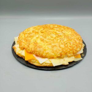 Tortilla de patata 4 quesos