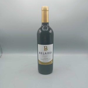 Botella vino navarro crianza